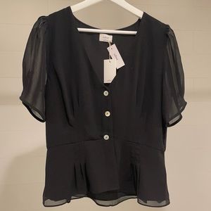 NWT Wilfred peplum top